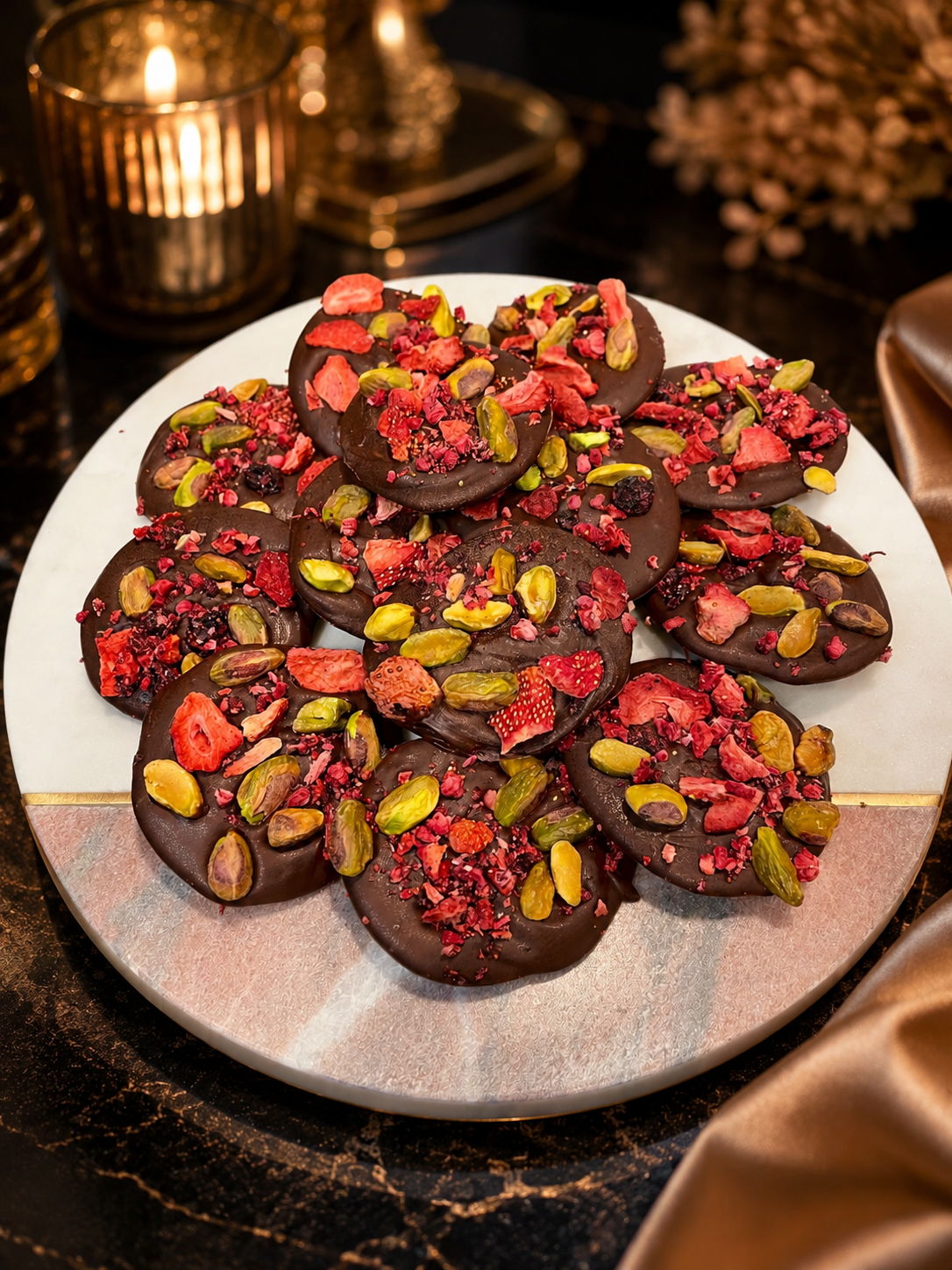 Easy and Elegant Chocolate Mendiants